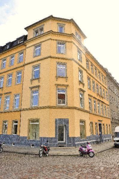 3-Raum-Fewo-Dresden-Zentrum-Balkon-Blick-Auf-Altstadt-L10 Exterior foto